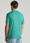 Gant Small Stripe T-Shirt, Deep Green