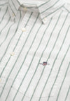 Gant Oxford Stripe Shirt, Forest Green