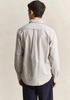 Gant Striped Classic Oxford Shirt, Light Taupe
