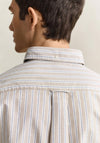 Gant Striped Classic Oxford Shirt, Light Taupe