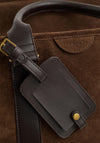 Gant Suede Duffel Bag, Brown