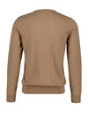 Gant Classic Cotton Crew Neck Sweater, Beige