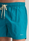 Gant Swim Shorts, Ocean Turquoise