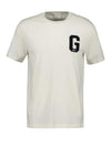 Gant G Badge Shield T-Shirt, Cream