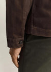 Gant Twill Overshirt, Black Brown