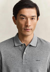 Gant 2 Tone Polo Shirt, Evening Blue