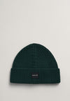 Gant Unisex Ribbed Knit Beanie, Tartan Green