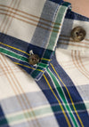 Gant UT Archive Poplin Check Shirt, Eggshell