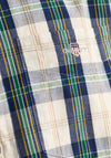 Gant UT Archive Poplin Check Shirt, Eggshell