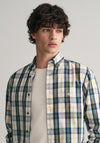 Gant UT Archive Poplin Check Shirt, Eggshell