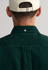 Gant UT Corduroy Shirt, Tartan Green