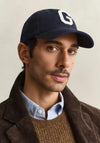 Gant Wool Appliqué Cap, Navy