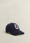 Gant Wool Appliqué Cap, Navy
