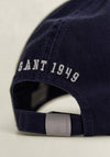 Gant Wool Appliqué Cap, Navy