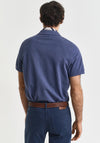 Gant Shield Pique Polo Shirt, Jeans Blue