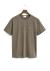 Gant Reg Shield Short Sleeve T-Shirt, Brown