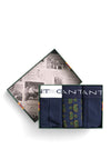 Gant 3-Pack Paisley Print Trunks Gift Set, Navy