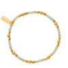 ChloBo In Bloom Sparkle Aventurine Bracelet, Gold