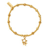 ChloBo In Bloom Sparkle Interlocking Star Bracelet, Gold