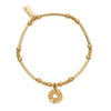 ChloBo Moon Wave Bracelet, Gold