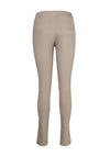 Nu Denmark Geo Mid Rise Slim Leg Trousers, Sand