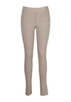 Nu Denmark Geo Mid Rise Slim Leg Trousers, Sand