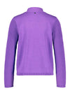 Gerry Weber Open Knit Cardigan, Purple