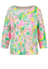 Gerry Weber Round Neck Floral Top, Multi