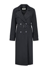 Gerry Weber Double Breasted Belted Trench Coat, Navy