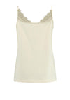 Gerry Weber Satin Feel Lace Trim Cami Top, Cream