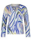 Gerry Weber Animal Inspired Print Sweater, Blue Multi