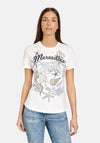 Gerry Weber Merveilles Nautical Print T-Shirt, White