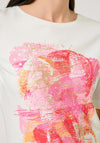 Gerry Weber Embellished Graphic T Shirt, White