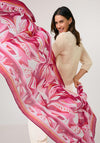 Gerry Weber Floral Printed Scarf, Pink Multi