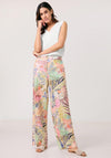 Gerry Weber Botanical Linen Trousers, Multi Coloured