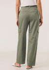 Gerry Weber Straight Leg Cargo Trousers, Khaki Green