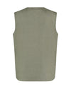 Gerry Weber V Neck Linen Vest, Green