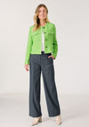 Gerry Weber Tweed Buttoned Jacket, Green