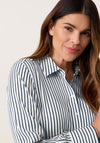 Gerry Weber Striped Shirt, White and Navy