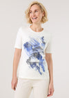 Gerry Weber Embellished Graphic T Shirt, White