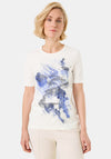 Gerry Weber Embellished Graphic T Shirt, White