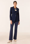 Gerry Weber Single Breasted Blazer, Navy
