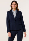 Gerry Weber Single Breasted Blazer, Navy