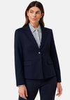 Gerry Weber Single Breasted Blazer, Navy