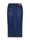 Gerry Weber Denim Midi Skirt, Dark Blue