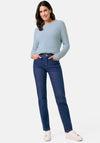 Gerry Weber Straight Leg Jeans, Mid Blue