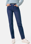 Gerry Weber Straight Leg Jeans, Mid Blue