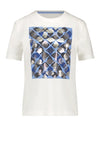 Gerry Weber Metallic Graphic T Shirt, White