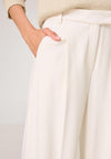 Gerry Weber Wide Leg Trousers, Cream