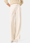 Gerry Weber Wide Leg Trousers, Cream
